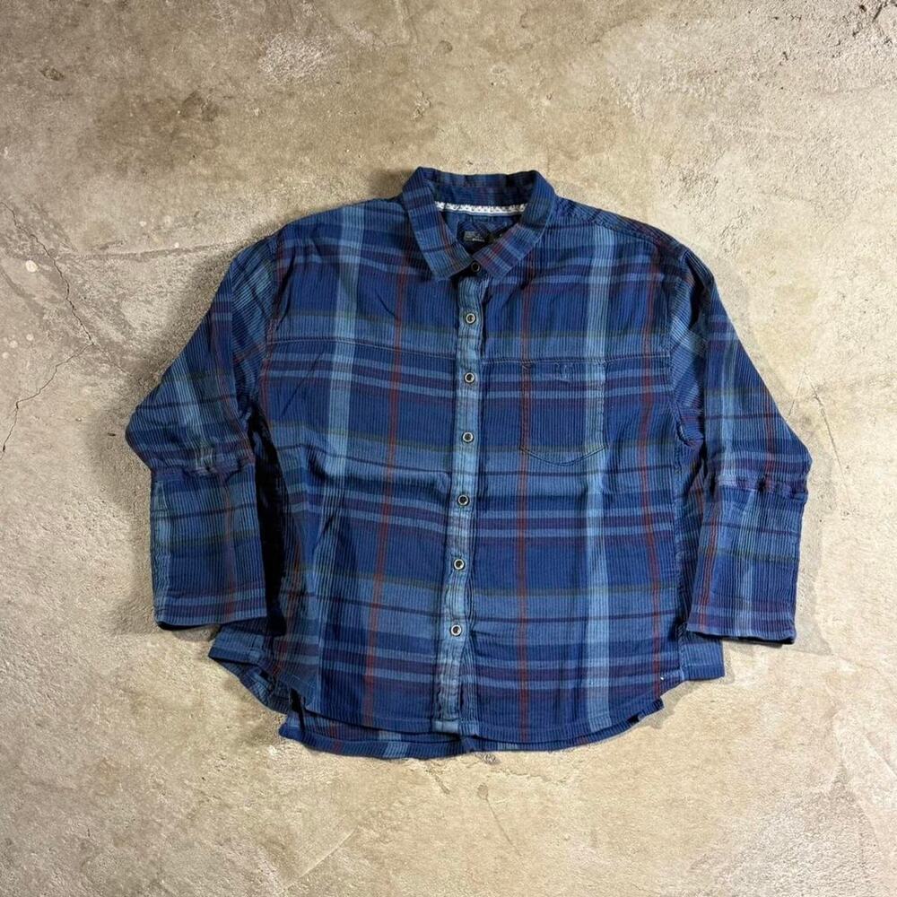 Prana Plaid Snap Button Longsleeve Shirt